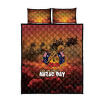 ANZAC Day Lest We Forget Quilt Bed Set Australian Veterans Remembrance Tribute