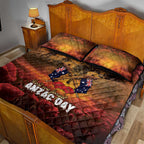 ANZAC Day Lest We Forget Quilt Bed Set Australian Veterans Remembrance Tribute