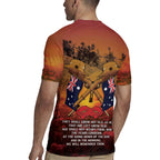ANZAC Day Lest We Forget Rugby Jersey Australian Veterans Remembrance Tribute
