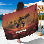ANZAC Day Lest We Forget Sarong Australian Veterans Remembrance Tribute