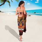 ANZAC Day Lest We Forget Sarong Australian Veterans Remembrance Tribute