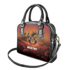 ANZAC Day Lest We Forget Shoulder Handbag Australian Veterans Remembrance Tribute
