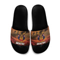 ANZAC Day Lest We Forget Slide Sandals Australian Veterans Remembrance Tribute