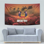 ANZAC Day Lest We Forget Tapestry Australian Veterans Remembrance Tribute