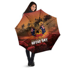 ANZAC Day Lest We Forget Umbrella Australian Veterans Remembrance Tribute