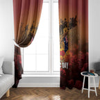 ANZAC Day Lest We Forget Window Curtain Australian Veterans Remembrance Tribute