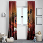 ANZAC Day Lest We Forget Window Curtain Australian Veterans Remembrance Tribute