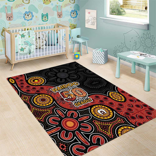 NAIDOC Week 2026 Area Rug 50 Years of Deadly Indigenous Pride