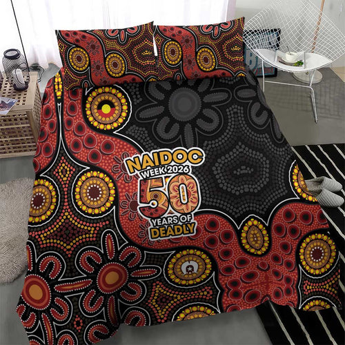 NAIDOC Week 2026 Bedding Set 50 Years of Deadly Indigenous Pride