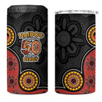 NAIDOC Week 2026 4 in 1 Can Cooler Tumbler 50 Years of Deadly Indigenous Pride