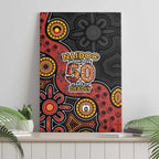 NAIDOC Week 2026 Canvas Wall Art 50 Years of Deadly Indigenous Pride