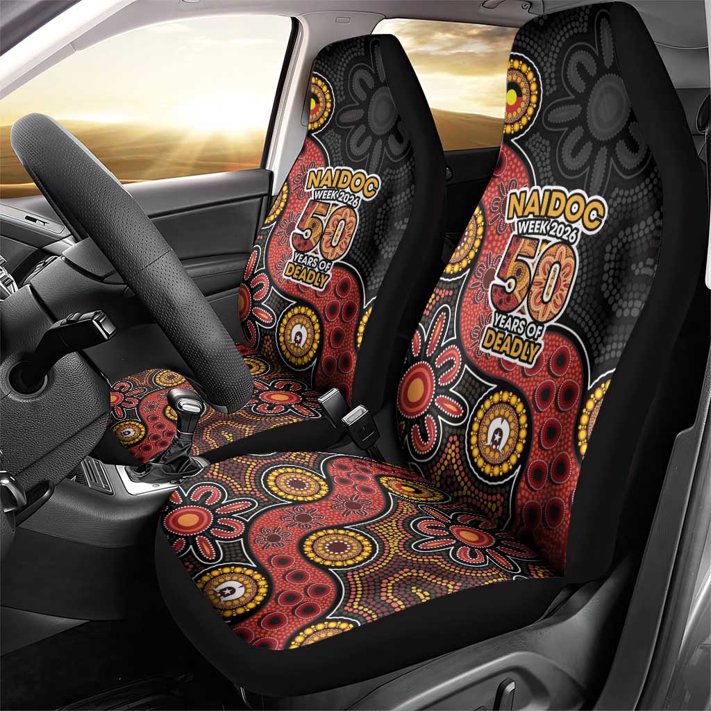 NAIDOC Week 2026 Car Seat Cover 50 Years of Deadly Indigenous Pride