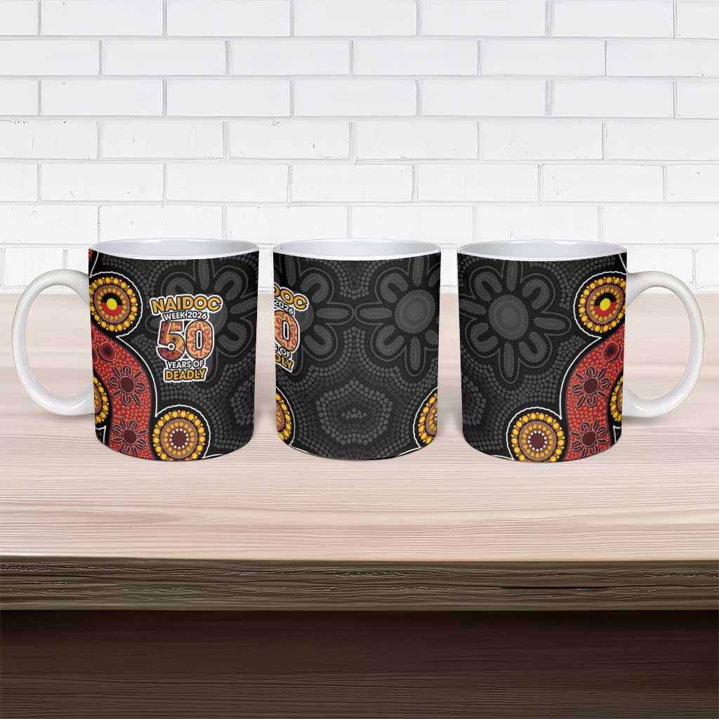NAIDOC Week 2026 Ceramic Mug 50 Years of Deadly Indigenous Pride