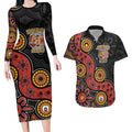 NAIDOC Week 2026 Couples Matching Long Sleeve Bodycon Dress and Hawaiian Shirt 50 Years of Deadly Indigenous Pride