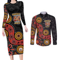 NAIDOC Week 2026 Couples Matching Long Sleeve Bodycon Dress and Long Sleeve Button Shirt 50 Years of Deadly Indigenous Pride