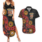 NAIDOC Week 2026 Couples Matching Summer Maxi Dress and Hawaiian Shirt 50 Years of Deadly Indigenous Pride