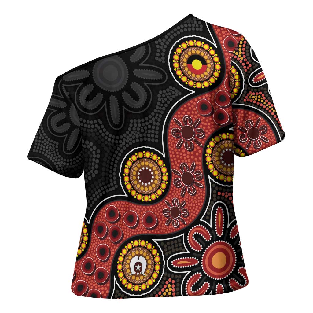 NAIDOC Week 2026 Cross Shoulder Shirt 50 Years of Deadly Indigenous Pride
