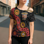 NAIDOC Week 2026 Cross Shoulder Shirt 50 Years of Deadly Indigenous Pride