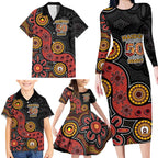 NAIDOC Week 2026 Family Matching Long Sleeve Bodycon Dress and Hawaiian Shirt 50 Years of Deadly Indigenous Pride