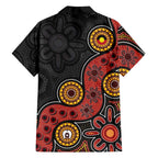NAIDOC Week 2026 Family Matching Off Shoulder Maxi Dress and Hawaiian Shirt 50 Years of Deadly Indigenous Pride