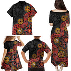 NAIDOC Week 2026 Family Matching Puletasi and Hawaiian Shirt 50 Years of Deadly Indigenous Pride