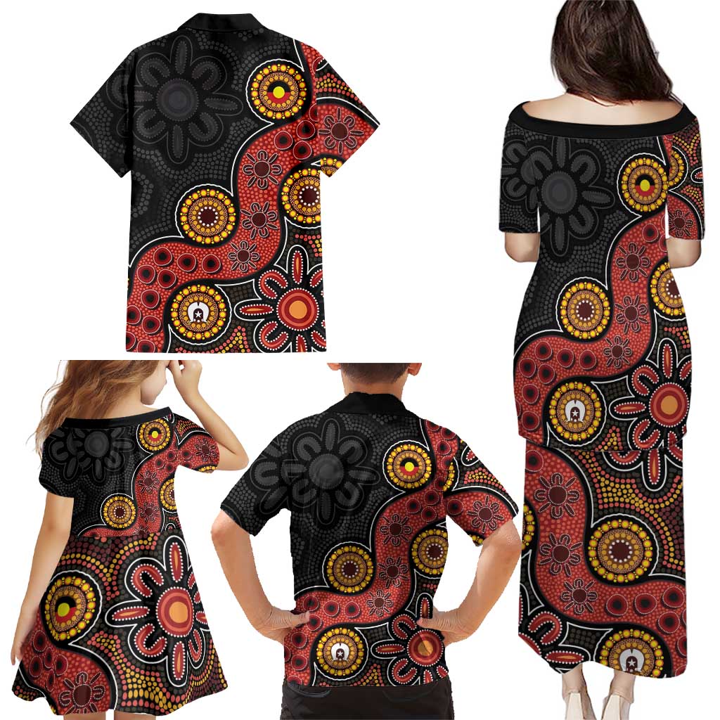 NAIDOC Week 2026 Family Matching Puletasi and Hawaiian Shirt 50 Years of Deadly Indigenous Pride
