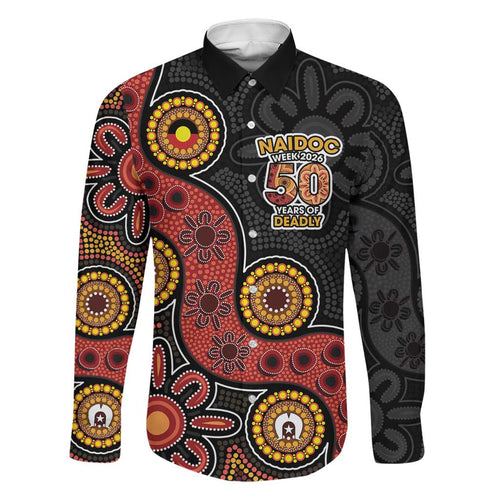 NAIDOC Week 2026 Family Matching Summer Maxi Dress and Hawaiian Shirt 50 Years of Deadly Indigenous Pride