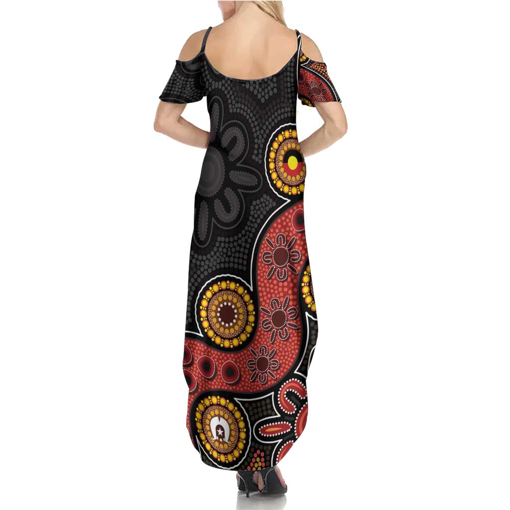 NAIDOC Week 2026 Family Matching Summer Maxi Dress and Hawaiian Shirt 50 Years of Deadly Indigenous Pride