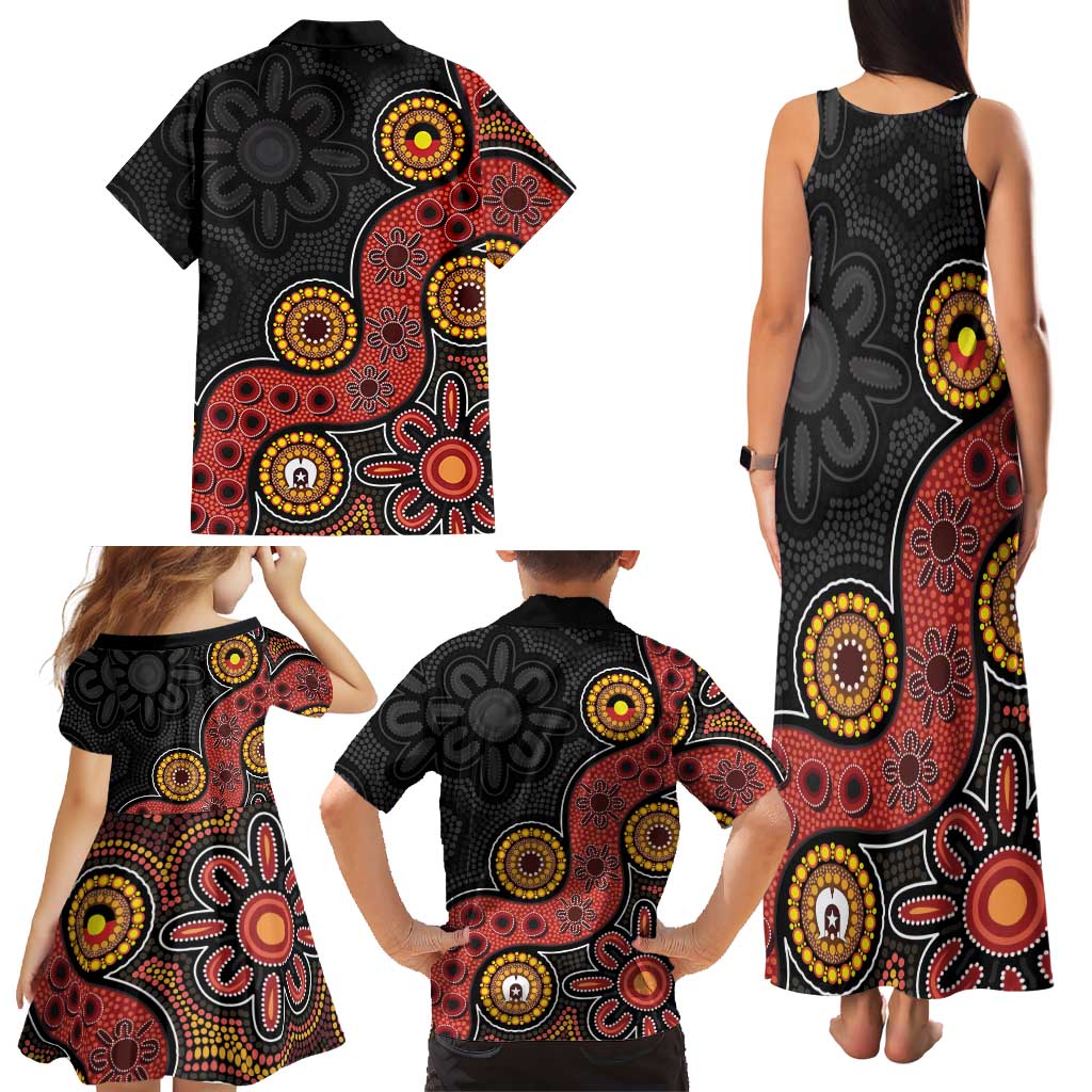 NAIDOC Week 2026 Family Matching Tank Maxi Dress and Hawaiian Shirt 50 Years of Deadly Indigenous Pride