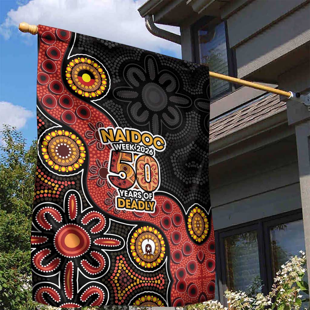 NAIDOC Week 2026 Garden Flag 50 Years of Deadly Indigenous Pride