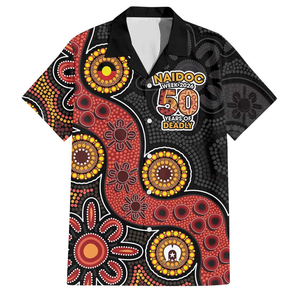 NAIDOC Week 2026 Hawaiian Shirt 50 Years of Deadly Indigenous Pride