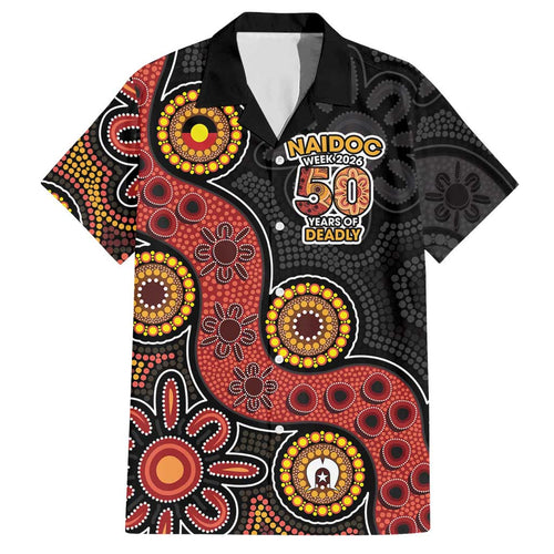 NAIDOC Week 2026 Hawaiian Shirt 50 Years of Deadly Indigenous Pride