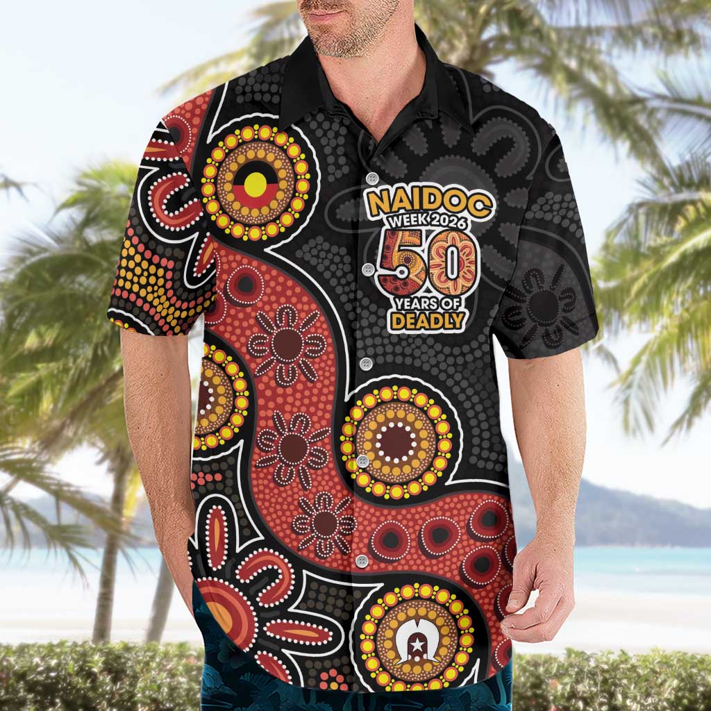 NAIDOC Week 2026 Hawaiian Shirt 50 Years of Deadly Indigenous Pride