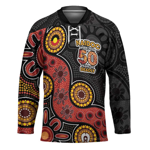 NAIDOC Week 2026 Hockey Jersey 50 Years of Deadly Indigenous Pride