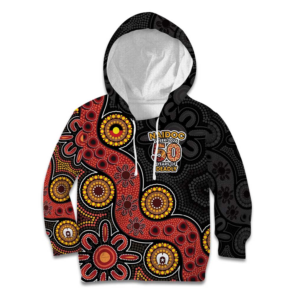 NAIDOC Week 2026 Kid Hoodie 50 Years of Deadly Indigenous Pride