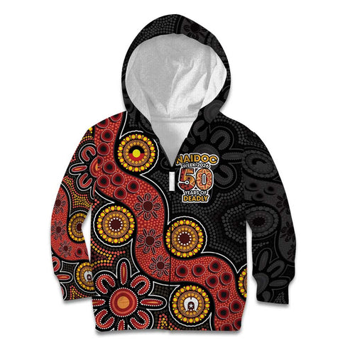 NAIDOC Week 2026 Kid Hoodie 50 Years of Deadly Indigenous Pride