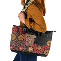 NAIDOC Week 2026 Leather Tote Bag 50 Years of Deadly Indigenous Pride
