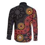 NAIDOC Week 2026 Long Sleeve Button Shirt 50 Years of Deadly Indigenous Pride