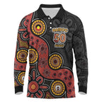 NAIDOC Week 2026 Long Sleeve Polo Shirt 50 Years of Deadly Indigenous Pride