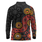 NAIDOC Week 2026 Long Sleeve Polo Shirt 50 Years of Deadly Indigenous Pride