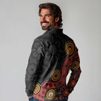 NAIDOC Week 2026 Long Sleeve Polo Shirt 50 Years of Deadly Indigenous Pride