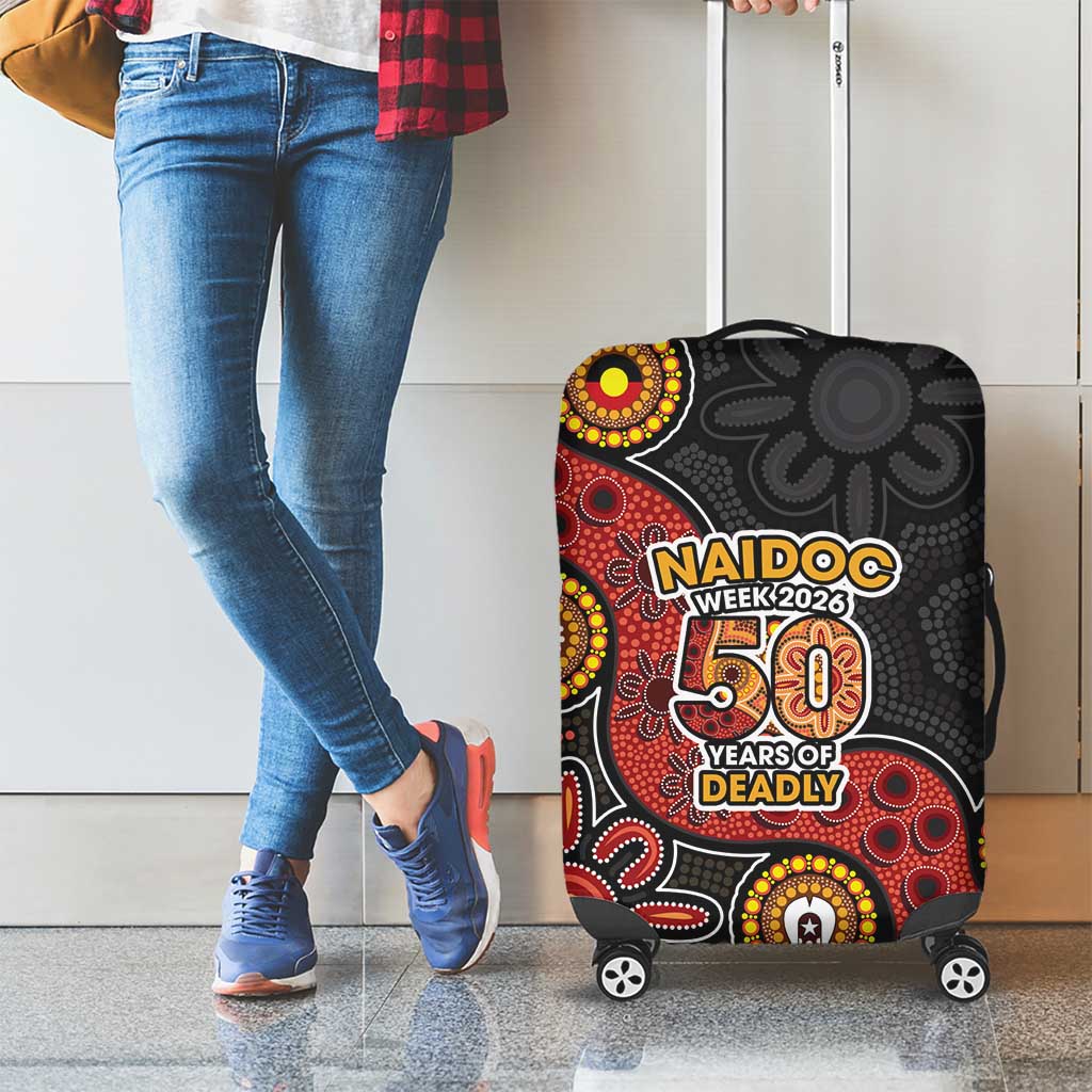 NAIDOC Week 2026 Luggage Cover 50 Years of Deadly Indigenous Pride