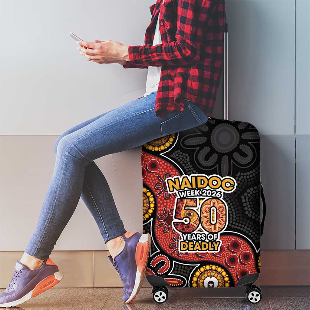 NAIDOC Week 2026 Luggage Cover 50 Years of Deadly Indigenous Pride