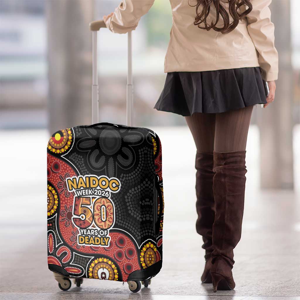 NAIDOC Week 2026 Luggage Cover 50 Years of Deadly Indigenous Pride