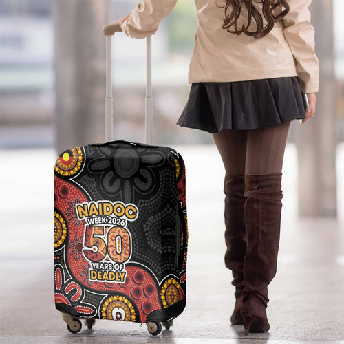 NAIDOC Week 2026 Luggage Cover 50 Years of Deadly Indigenous Pride