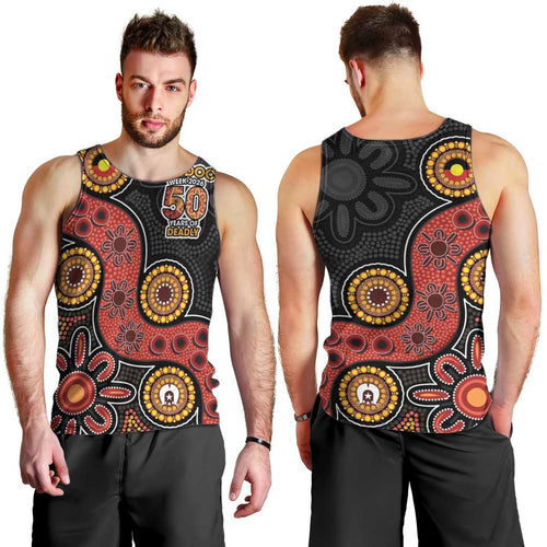 NAIDOC Week 2026 Men Tank Top 50 Years of Deadly Indigenous Pride