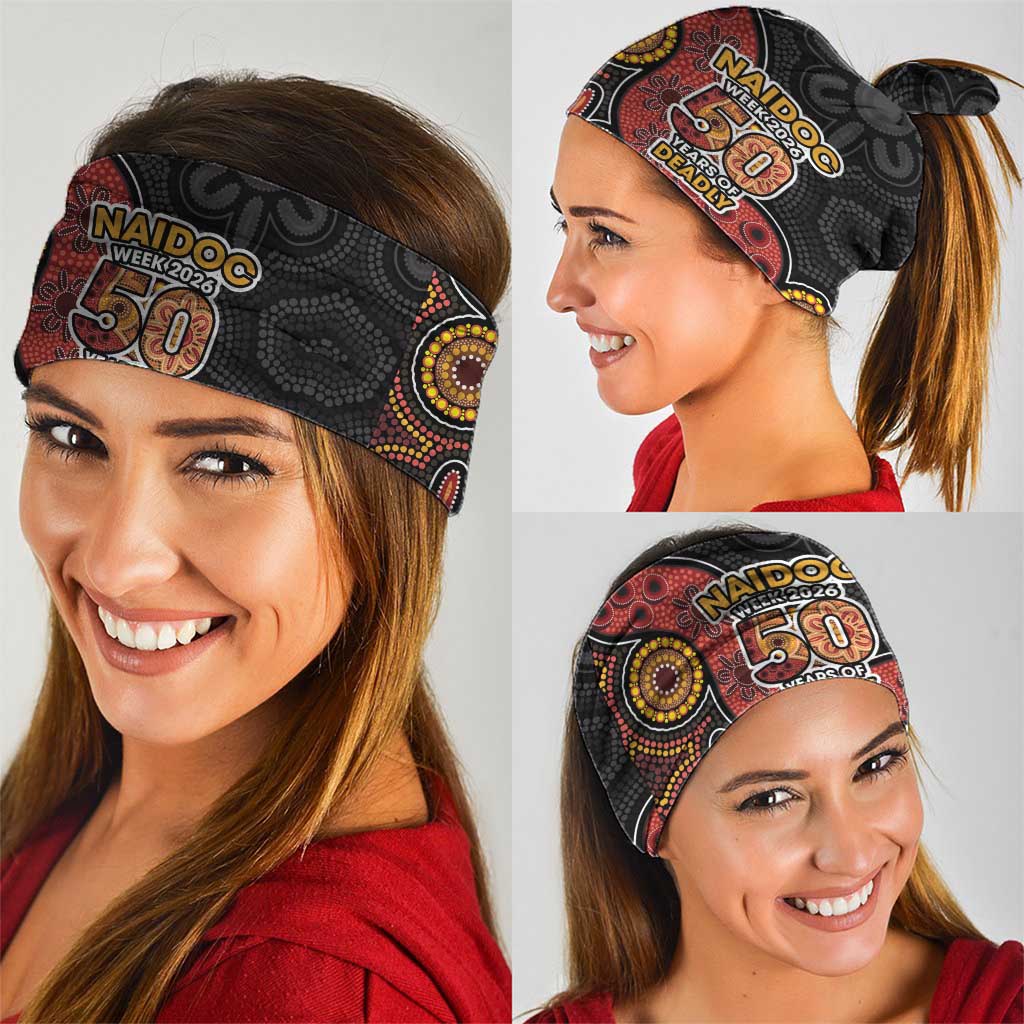 NAIDOC Week 2026 Neck Gaiter 50 Years of Deadly Indigenous Pride