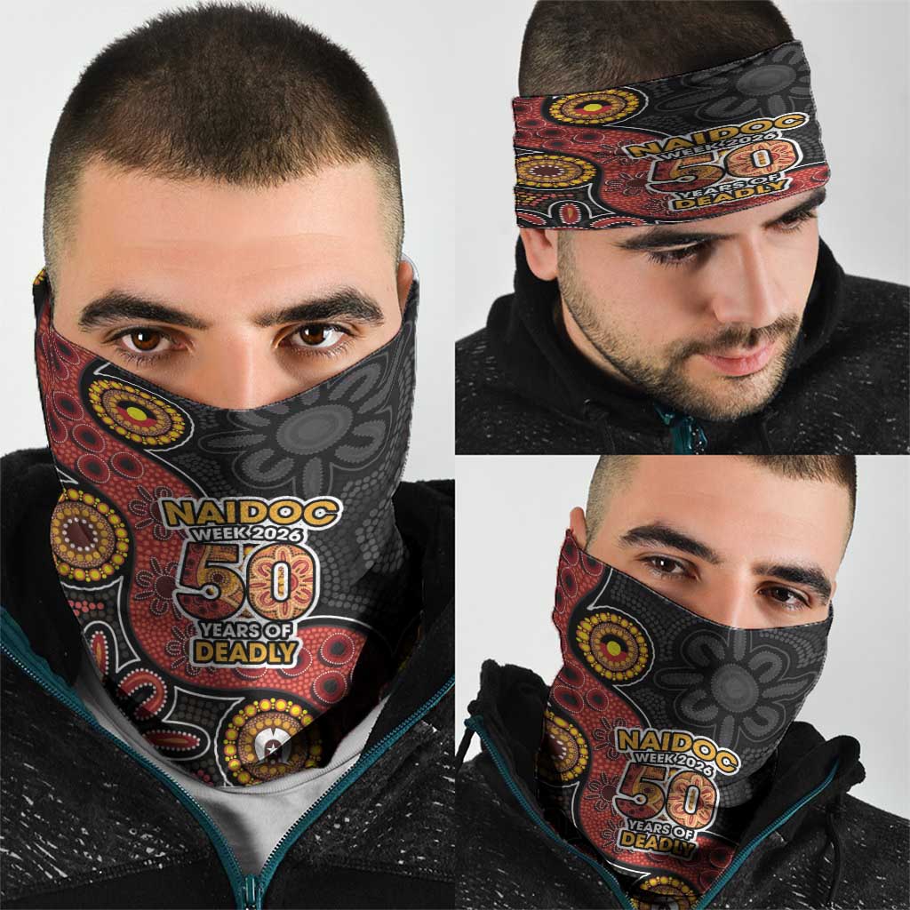 NAIDOC Week 2026 Neck Gaiter 50 Years of Deadly Indigenous Pride