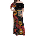 NAIDOC Week 2026 Off Shoulder Maxi Dress 50 Years of Deadly Indigenous Pride