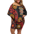 NAIDOC Week 2026 Off Shoulder Short Dress 50 Years of Deadly Indigenous Pride